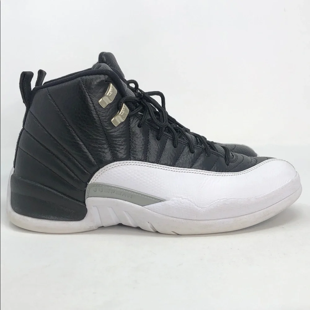 Air Jordan 12 Retro Playoffs CT8013-006 Black Varsity Red Sneakers - Size 10